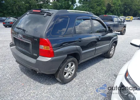 2008 Kia Sportage Lx V6 из США, поврежденный, VIN KNDJE723687535598